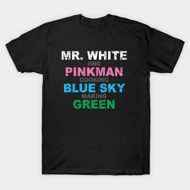 Breaking Bad Colors T-Shirt by GradyGraphics